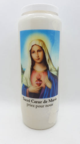 Bougie De Neuvaine Sacré Cœur de Marie