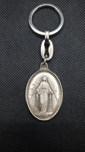Porte-Clés de la Vierge Miraculeuse, Médaille Miraculeuse