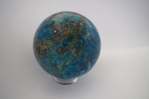 Sphère en Apatite Bleue de Madagascar