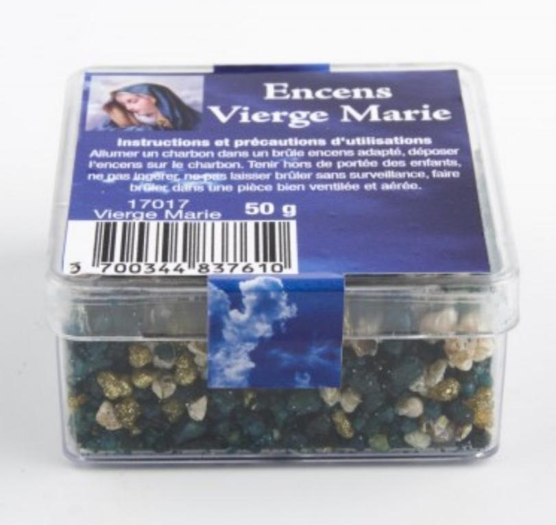 Encens en Grains Vierge Miraculeuse Boite de 50 Grs