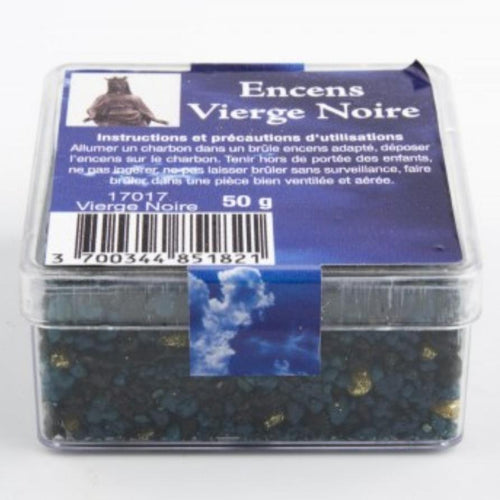 Encens en Grains Vierge Noire Boite de 50 Grs.