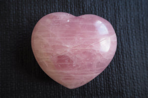 Coeur en Quartz Rose