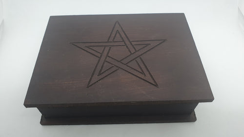 Boite en Bois Pentagramme