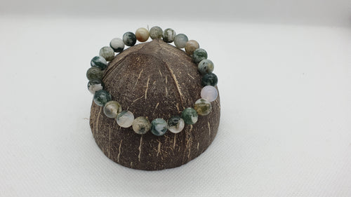 Bracelet en Agate Arbre 8mm