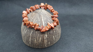 Bracelet Baroque Pierre de Soleil de Synthèse.