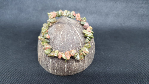 Bracelet Baroque en Unakite