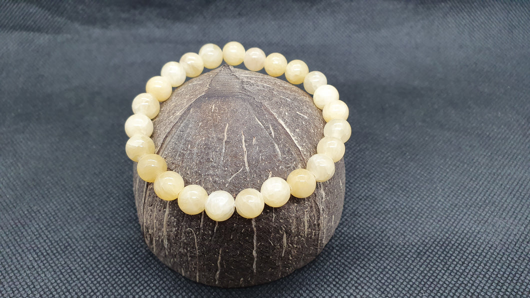 Bracelet en Calcite Orange 8mm