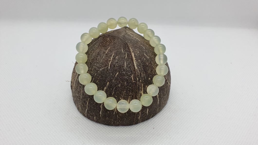 Bracelet en Jade verte 8mm