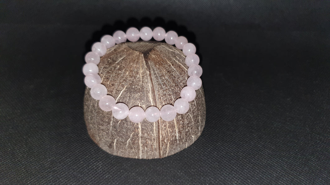 Bracelet Quartz Rose 8mm