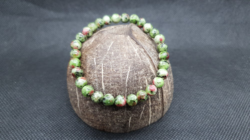 Bracelet en Rubis Zoisite 6mm