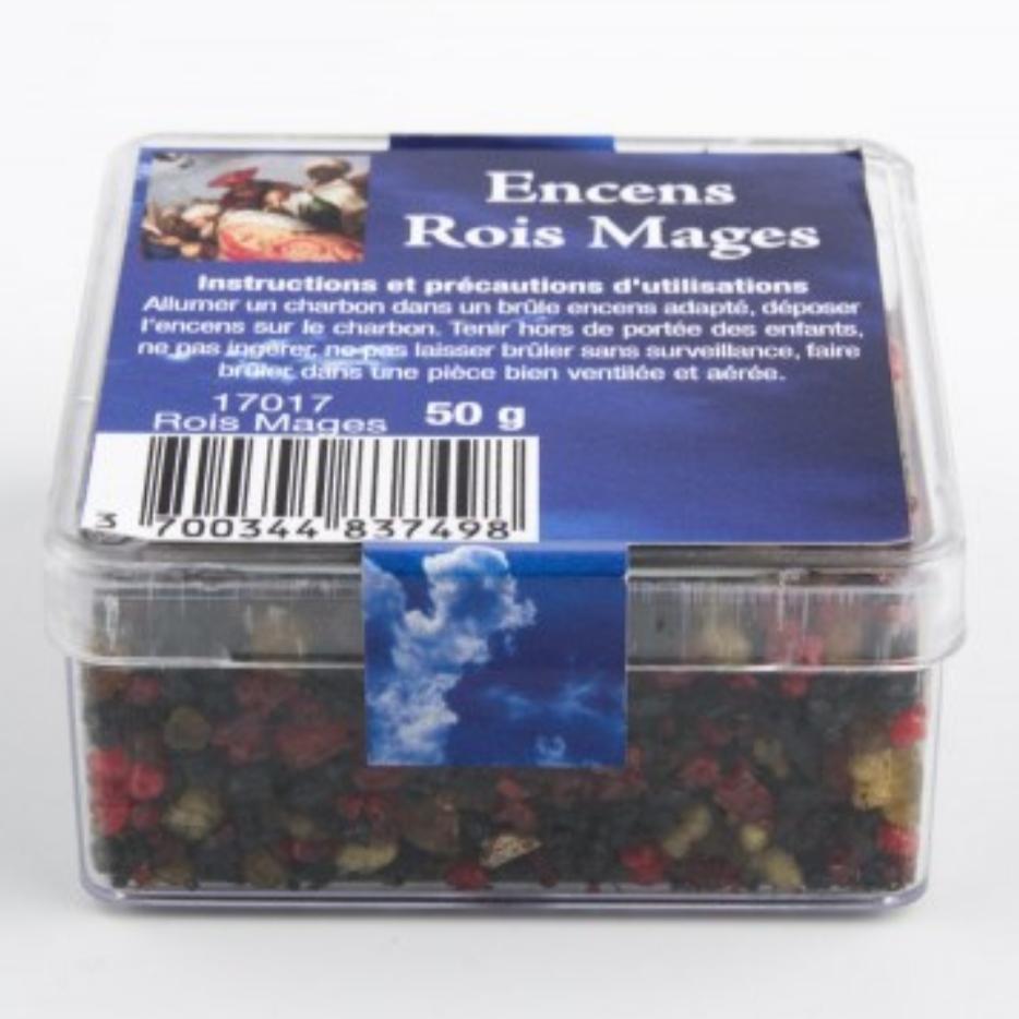 Encens en Grains Rois Mages Boite de 50 Grs