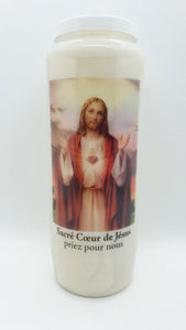 Bougie De Neuvaine Sacré Cœur de Jésus