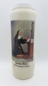 Bougie De Neuvaine Sainte Rita