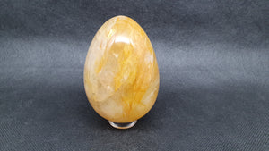 Œuf en Quartz Jaune de Madagascar