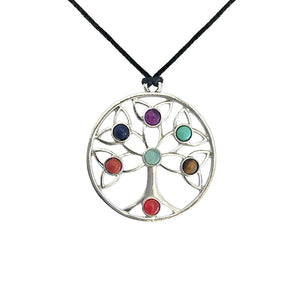 Pendentif 7 Chakras Arbre de Vie