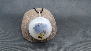 Pendentif en Agate Dendritique