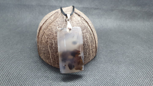 Pendentif en Agate Dendritique