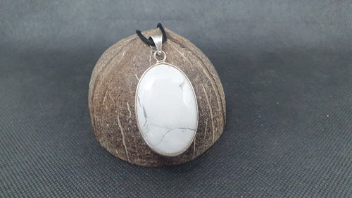 Pendentif Howlite en Argent 925