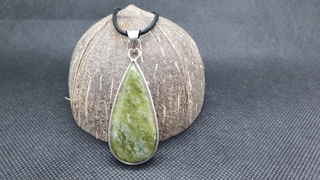 Pendentif en Idocrase (Vésuvianite) Argent 925