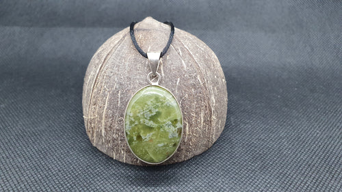 Pendentif en Idocrase (Vésuvianite) Argent 925