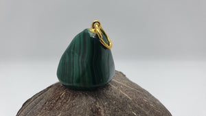 Pendentif en Malachite Naturelle