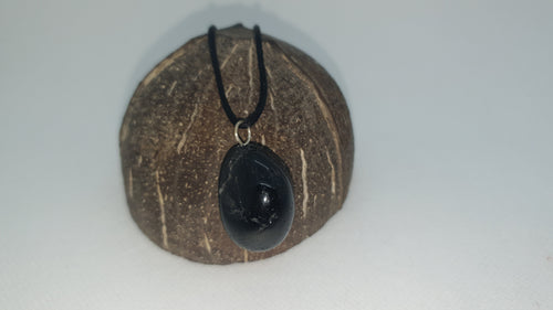 Pendentif en Obsidienne Noire