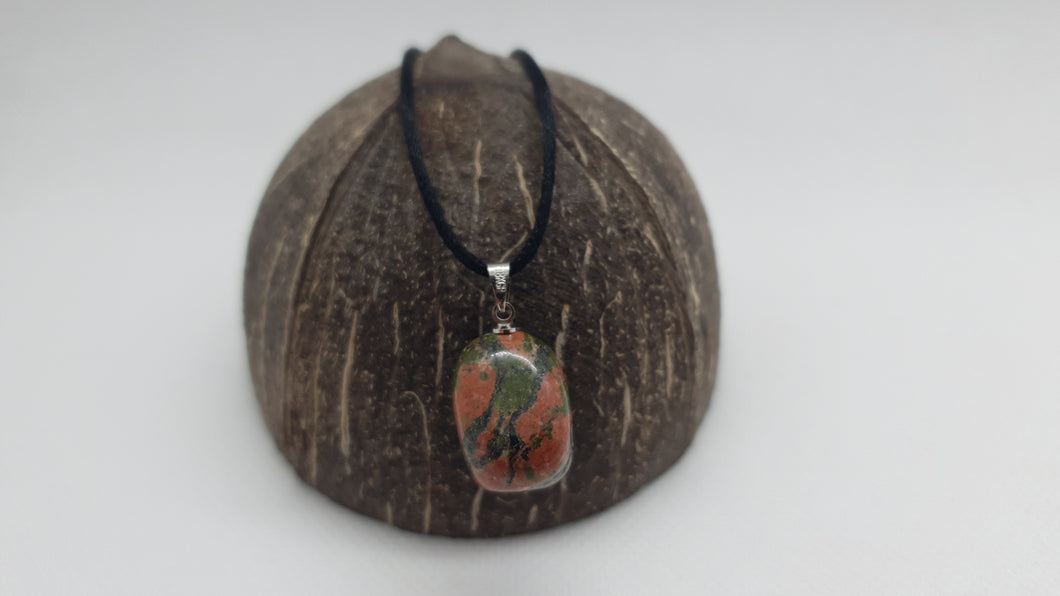 Pendentif en Unakite