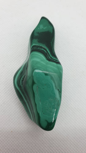 Pièce Forme Libre en Malachite Naturelle (Face Polie et Brut)