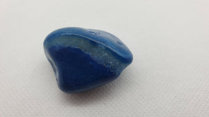 Agate Bleue Pierre Polie 2,5 à 3,5cm