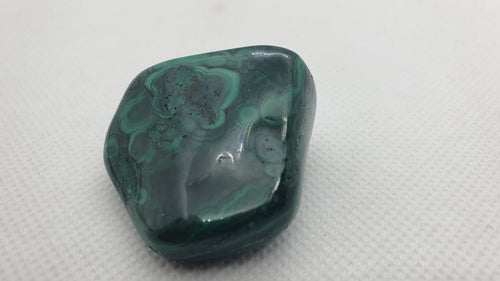 Pierre Polie en Malachite Naturelle