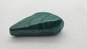 Pierre Polie en Malachite Naturelle