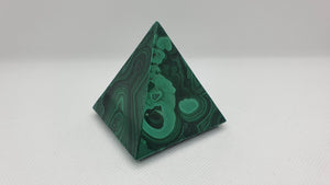 Pyramide en Malachite Naturelle