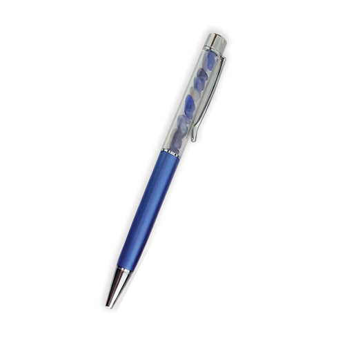 Stylo en Agate Bleue - Sérénité